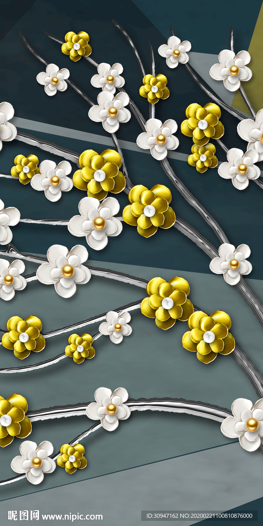 高端 精美玄关画 tif分层