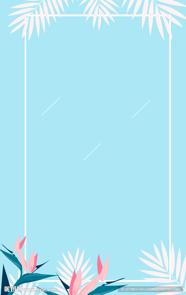 简洁春天商城活动背景