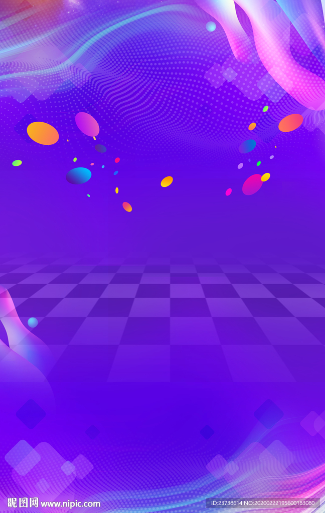 大气商城时尚促销背景