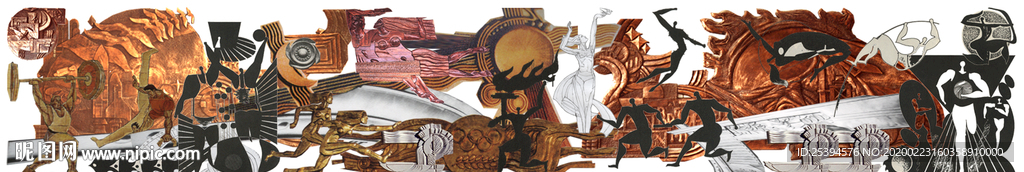 体育浮雕 运动浮雕