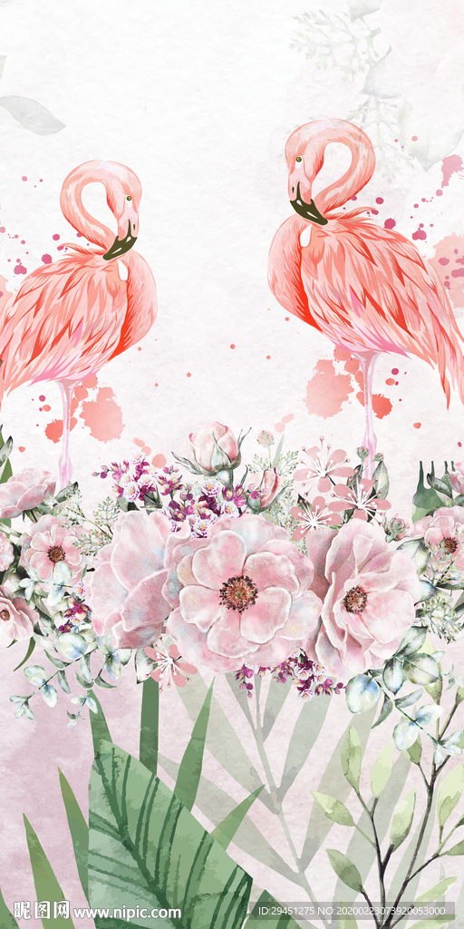 简约北欧新玄关画 tif分层