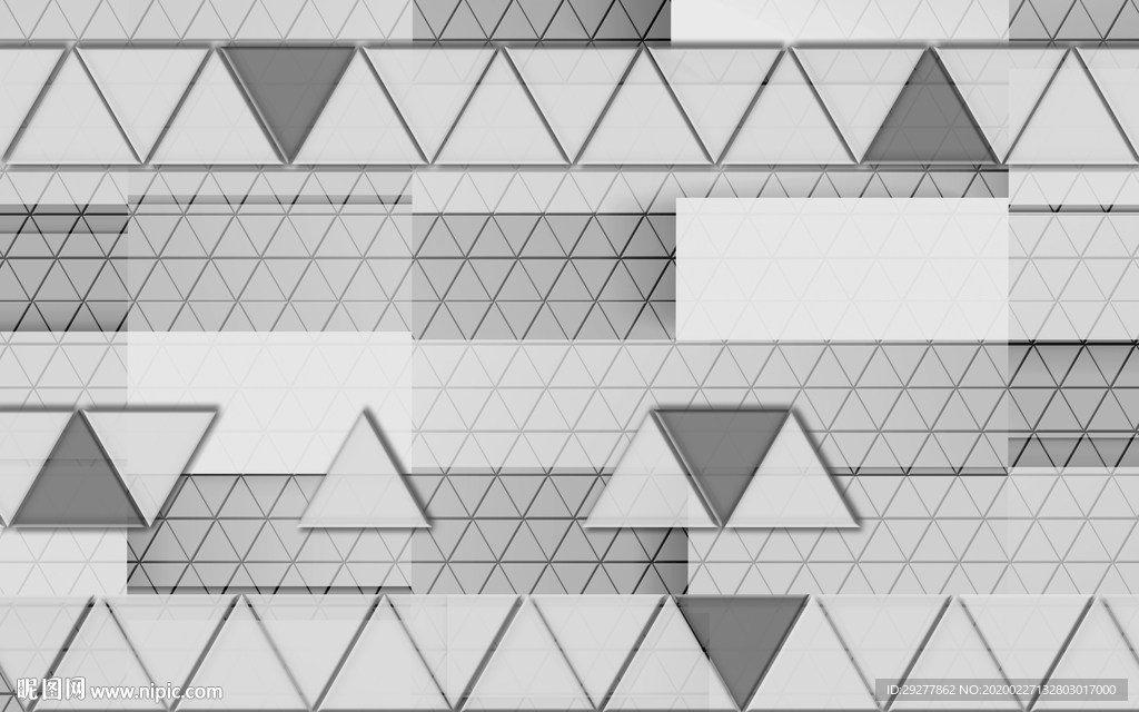 几何欧式小清新画 TIF分层