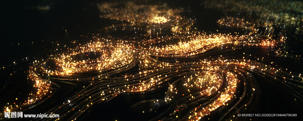 抽象唯美粒子背景