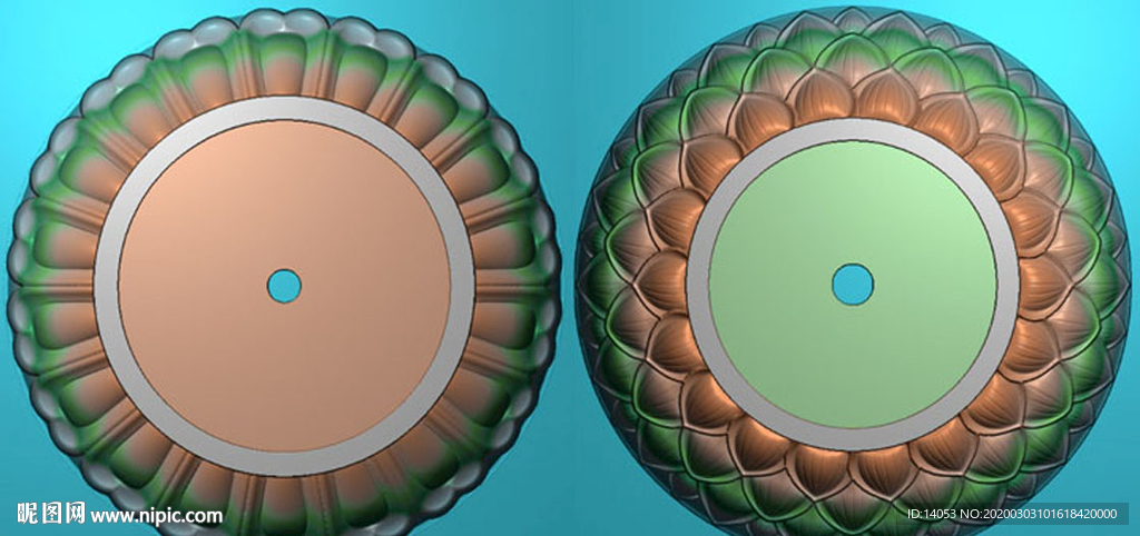 莲花底座平雕刻