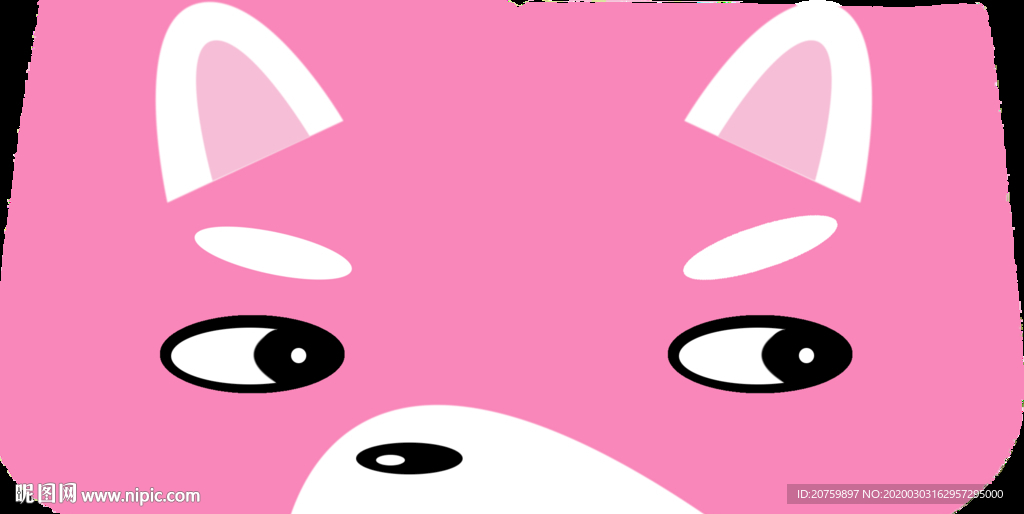 卡通动物狐狸表情笔袋