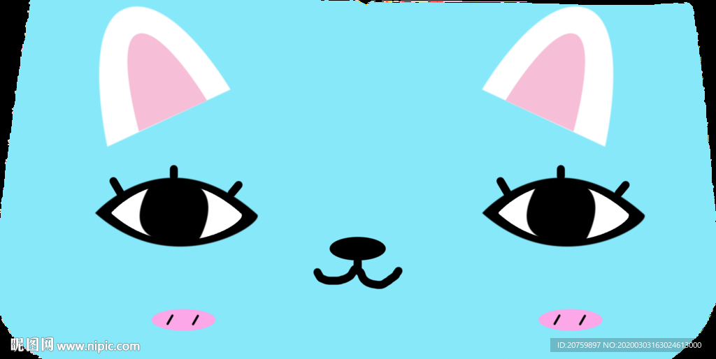 卡通动物狐狸表情笔袋