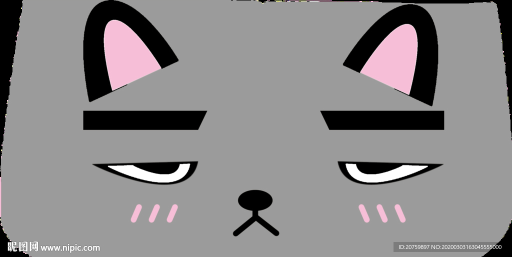 卡通动物表情笔袋