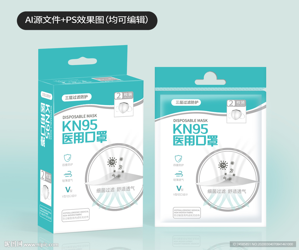 口罩包装 口罩图片 医用 医疗