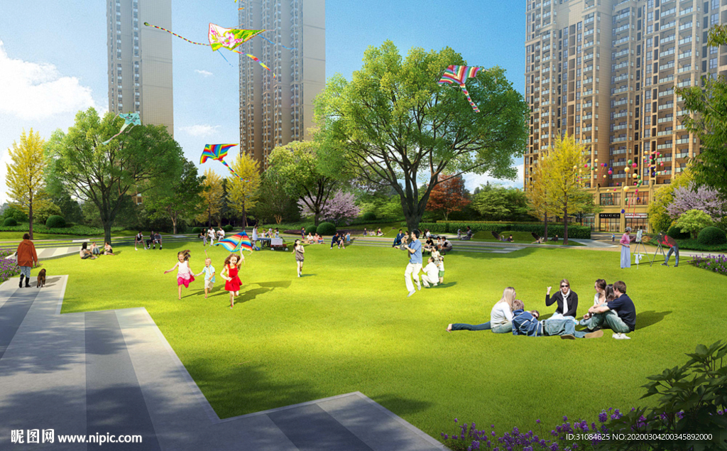 小区效果图住宅效果图