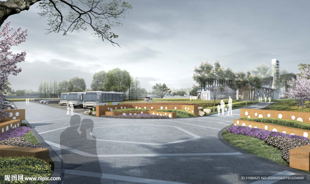 景观效果图城市效果图