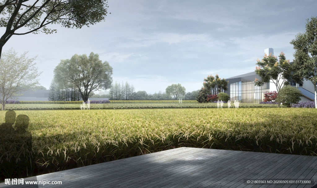 景观效果图农村效果图