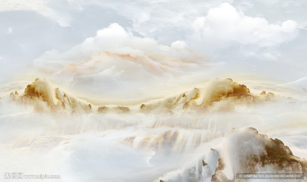 豪华现代大理石 TIF分层