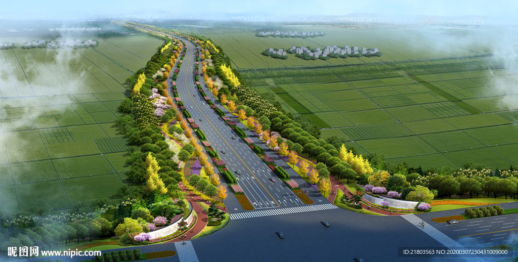 道路效果图景观效果图