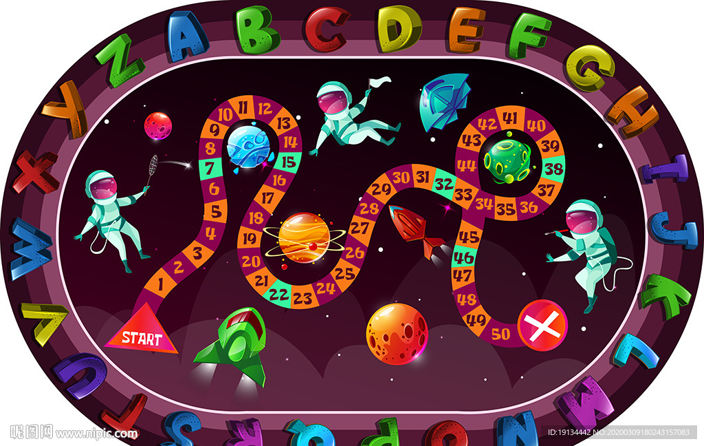 早教中心大型可爱卡通地毯