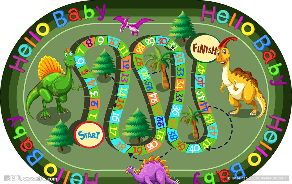 早教中心大型可爱卡通地毯