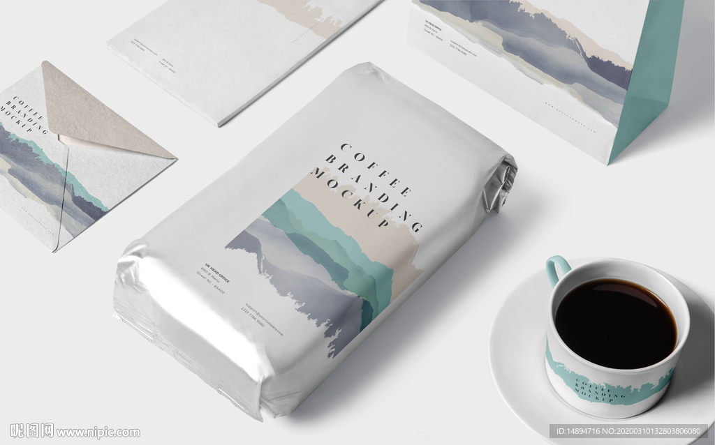 咖啡茶叶包装袋样机