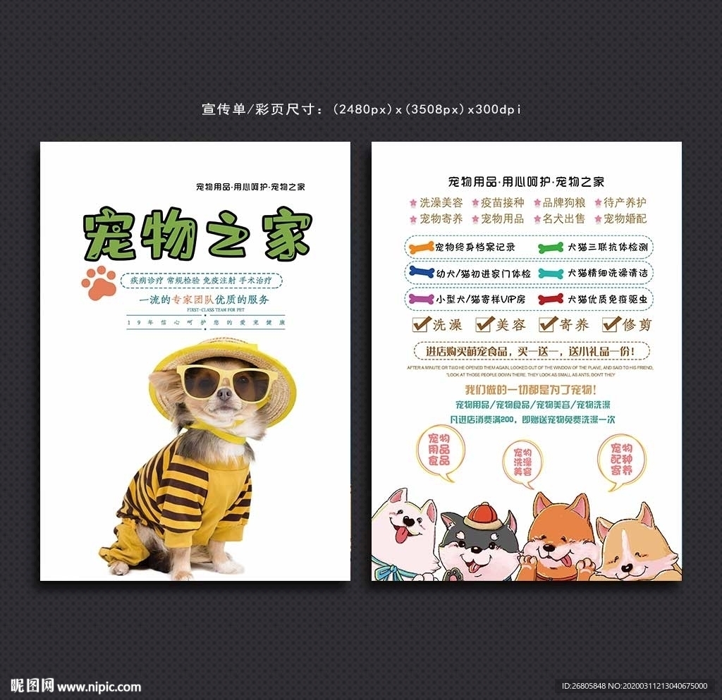 宠物宣传单