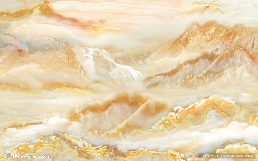 别墅高档山水石纹 TIF分层