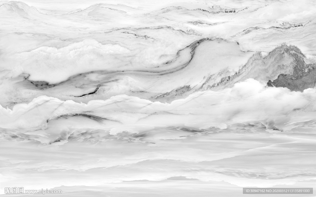 背景墙灰色石纹山水 TIF分层