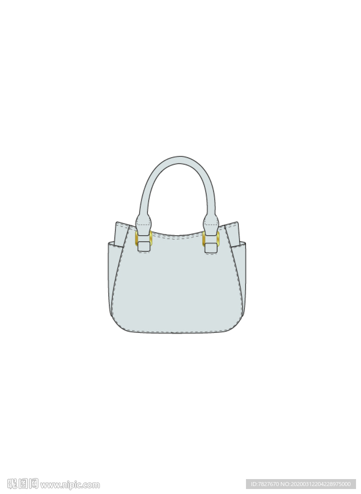 矢量女包手提包设计稿19