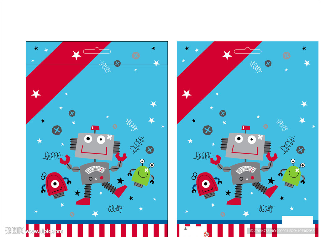 非主流 海盗船系列 礼品袋 可