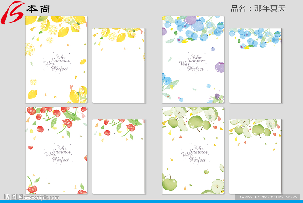 那年夏天 本子 本册封面