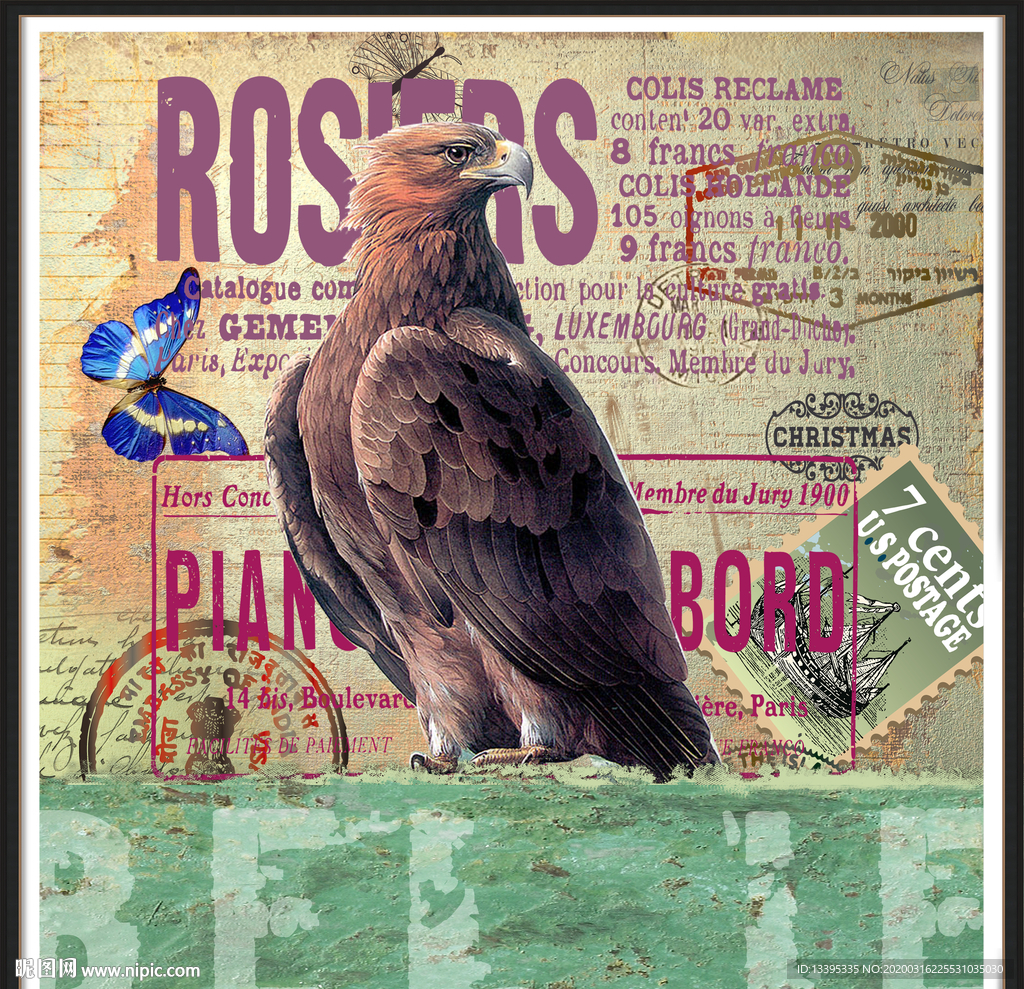 欧美复古装饰画