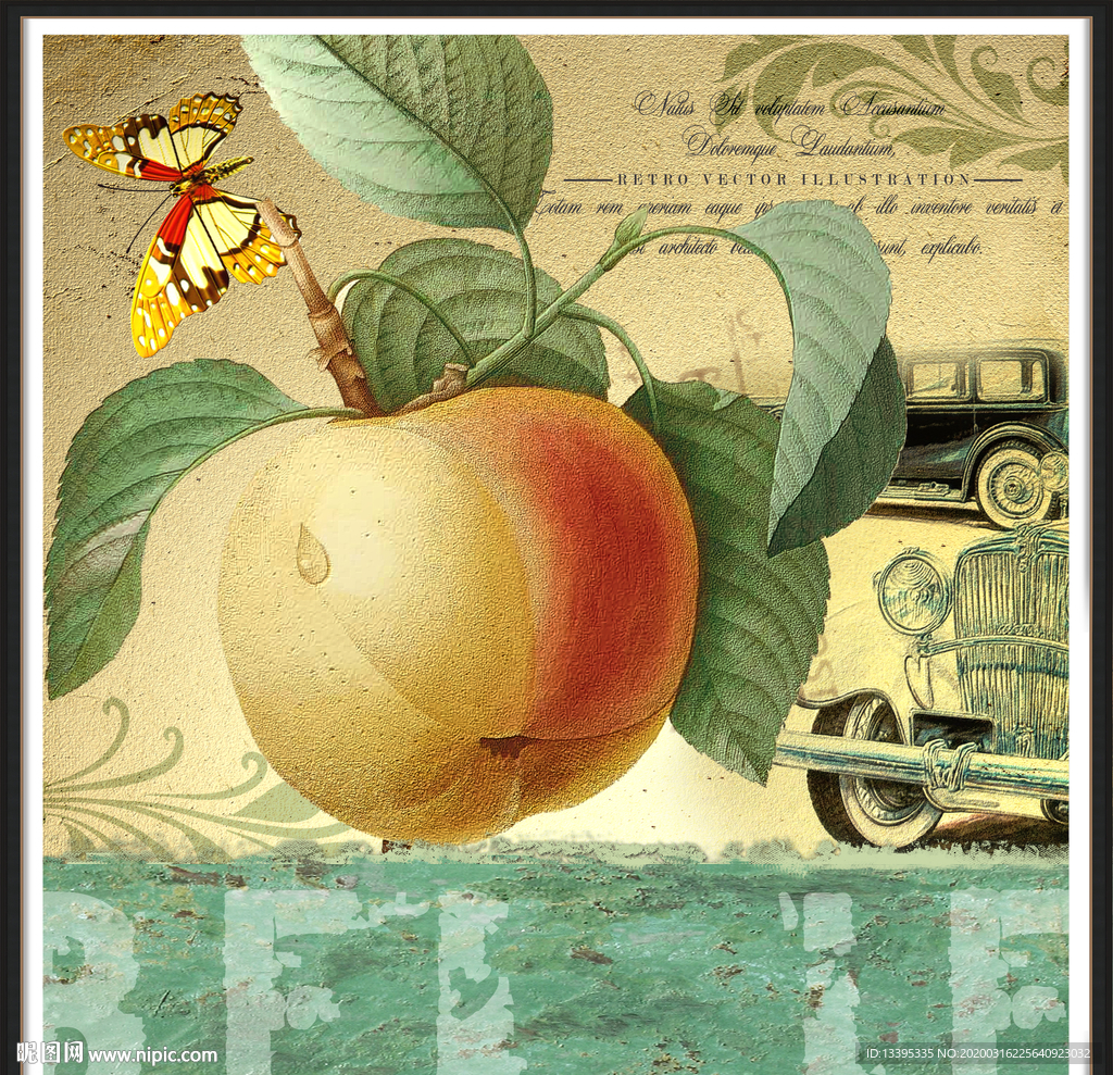 欧美复古装饰画