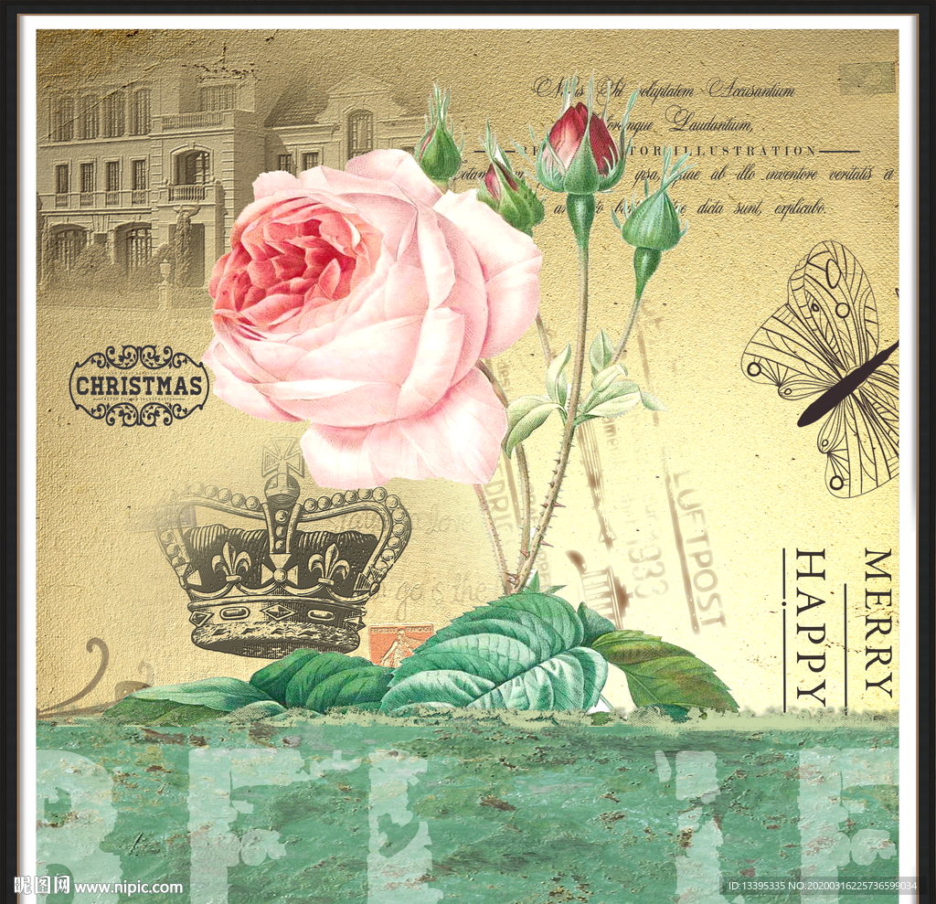 欧美复古装饰画