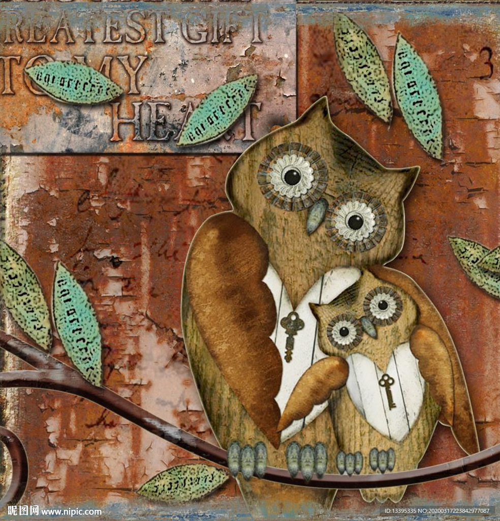 欧美复古装饰画图片