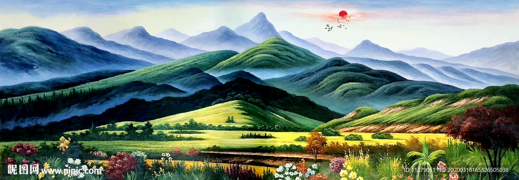 风景山水油画