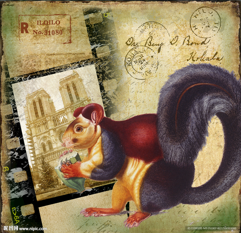 欧美复古装饰画图片