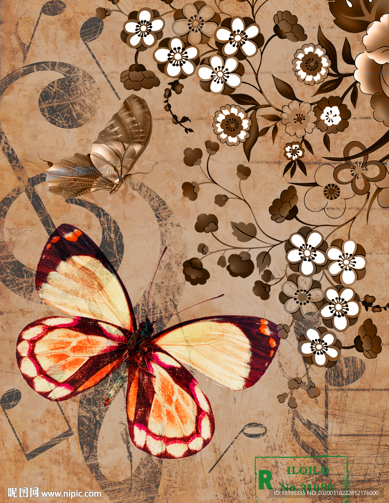 欧美复古装饰画图片