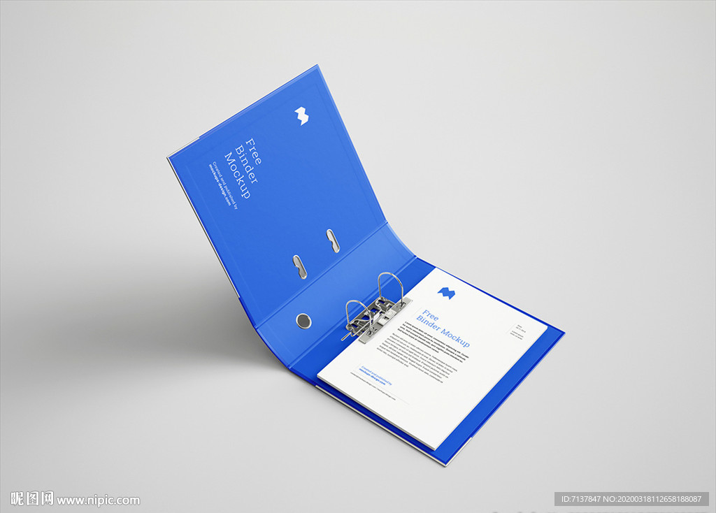 文件袋文件夹文件盒展示样机