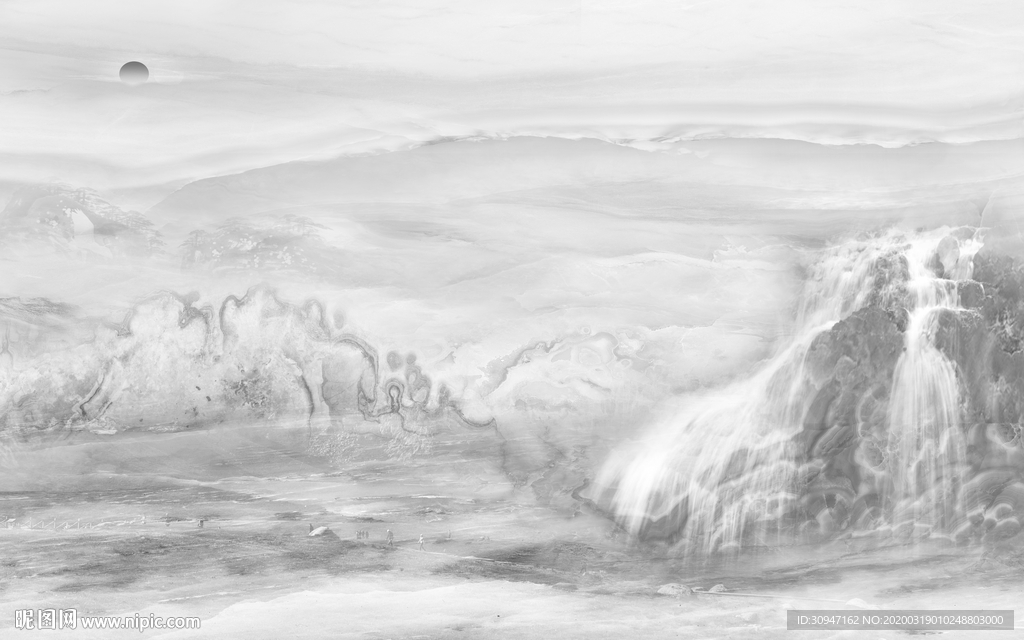 新品石材新背景墙 TIF分层