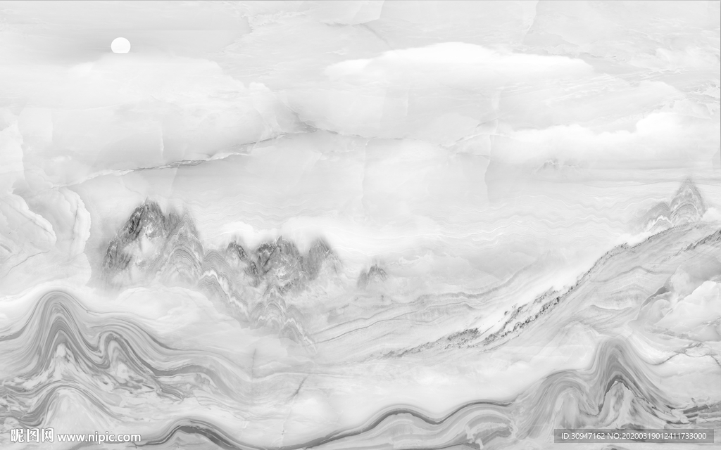 现代石材新背景墙 TIF分层