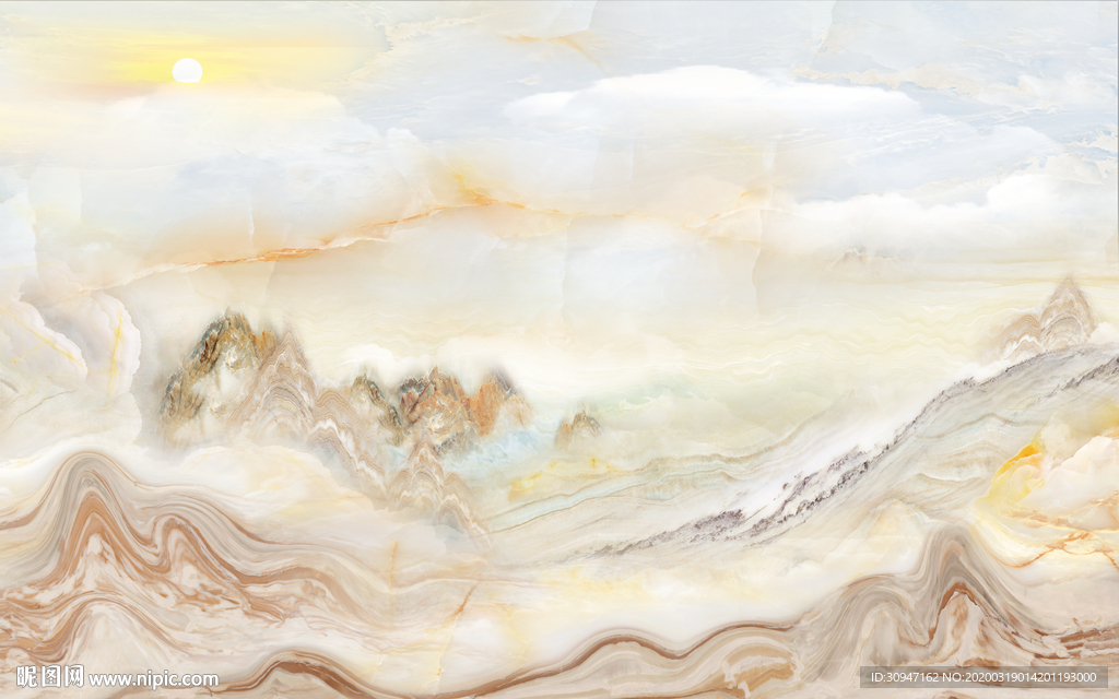 高清 石材新背景墙 TIF分层