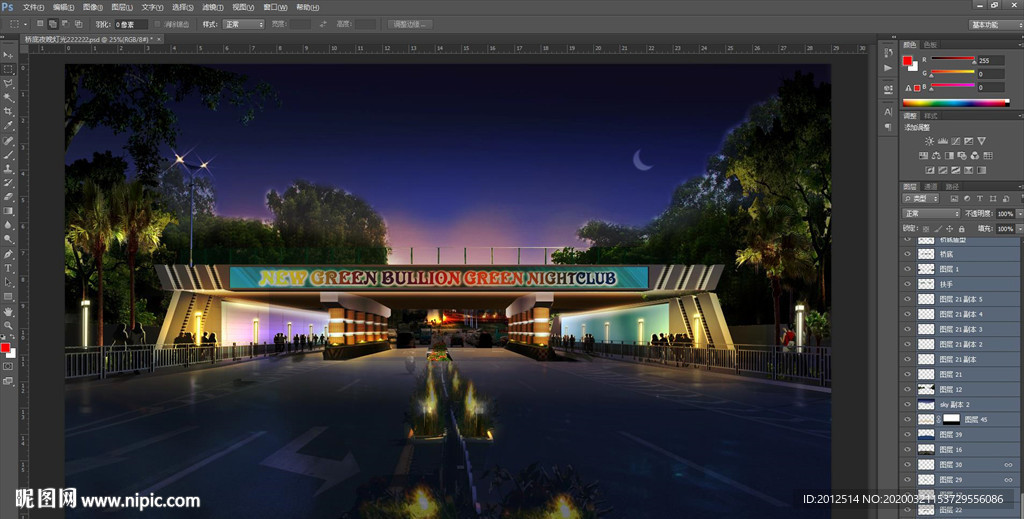 深圳天桥装饰灯光设计