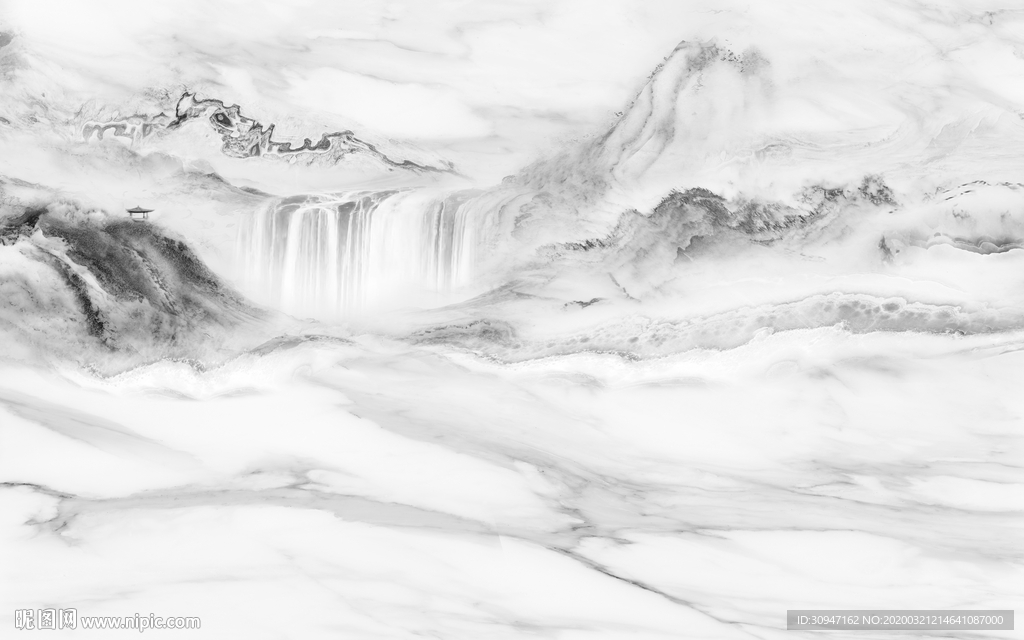 山水大气石纹背景 TIF分层