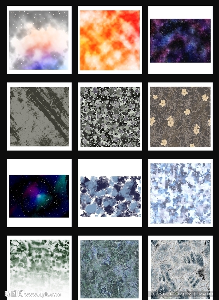 纺织品花型图案设计图片