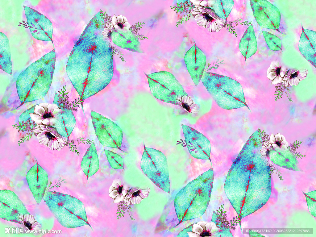 数码印花 大牌 复古花