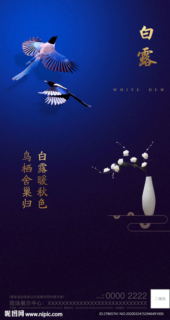 白露  二十四节气海报