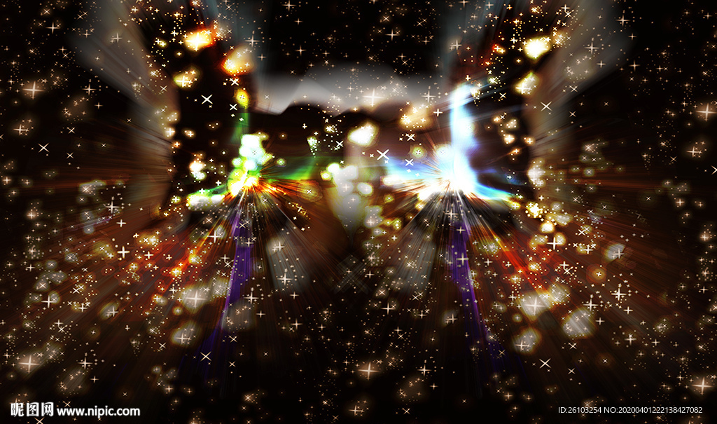 梦幻星空星云电视背景墙