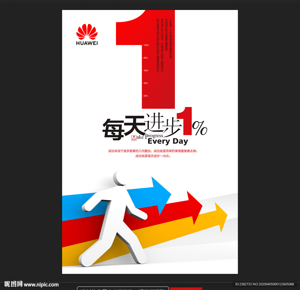 每天进步一点点 每天进步1%