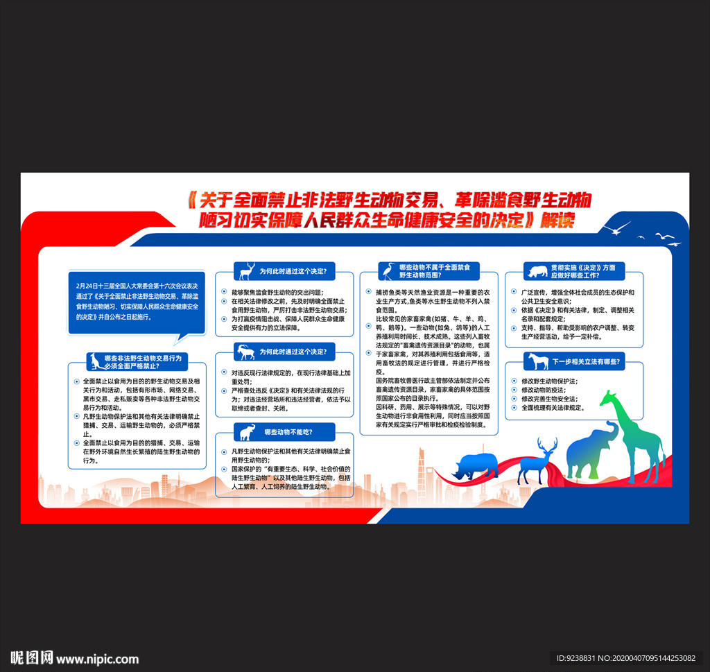 禁止非法野生动物交易