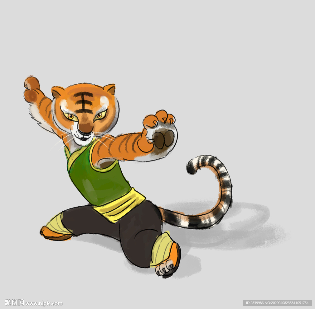卡通老虎