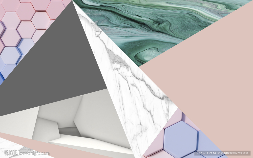 大理石现代背景墙画 tif分层