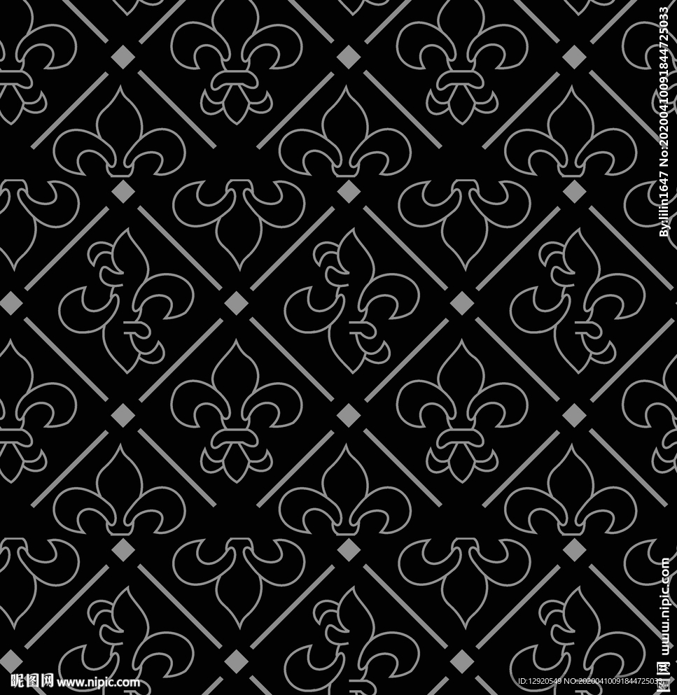 大牌标志乱花格子