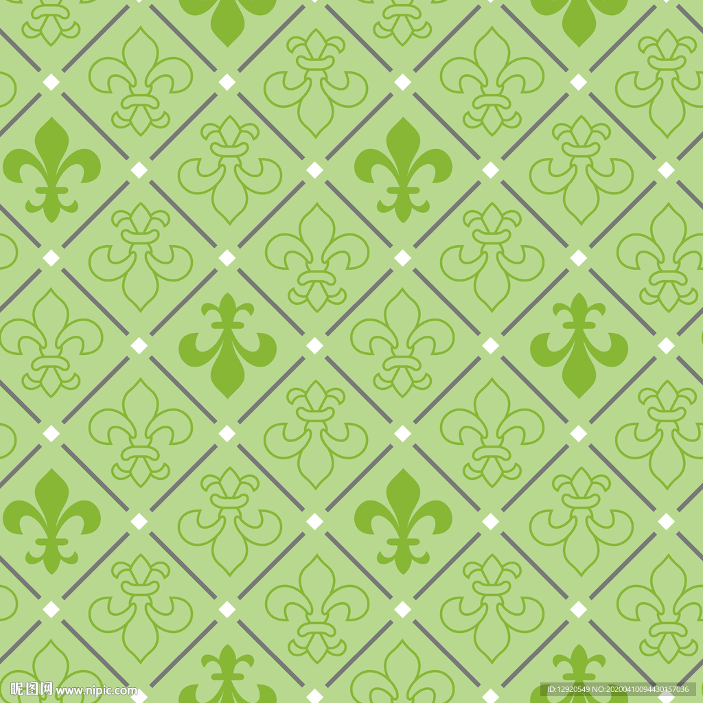 大牌标志乱花格子