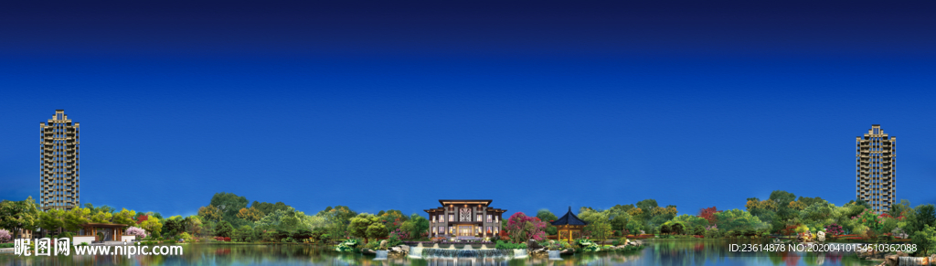 房地产项目PSD合成大图